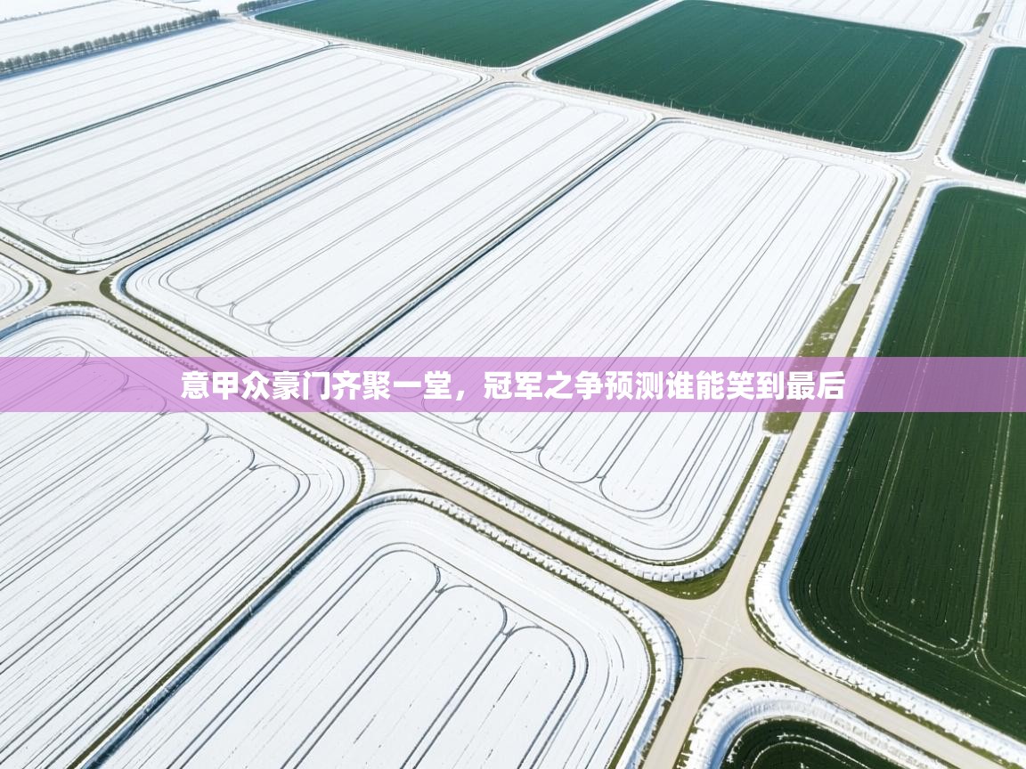 意甲众豪门齐聚一堂，冠军之争预测谁能笑到最后  第2张